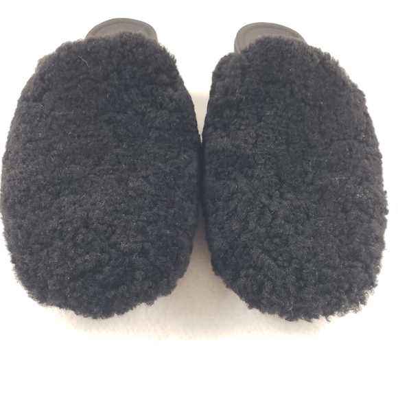 UGG NWOB Janaya Cozy Mule Slip On Slippers Black Women's Size 9 - Picture 4 of 11